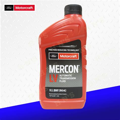 Motorcraft Synthetic A/T Fluid Mercon LV 1 Quart 